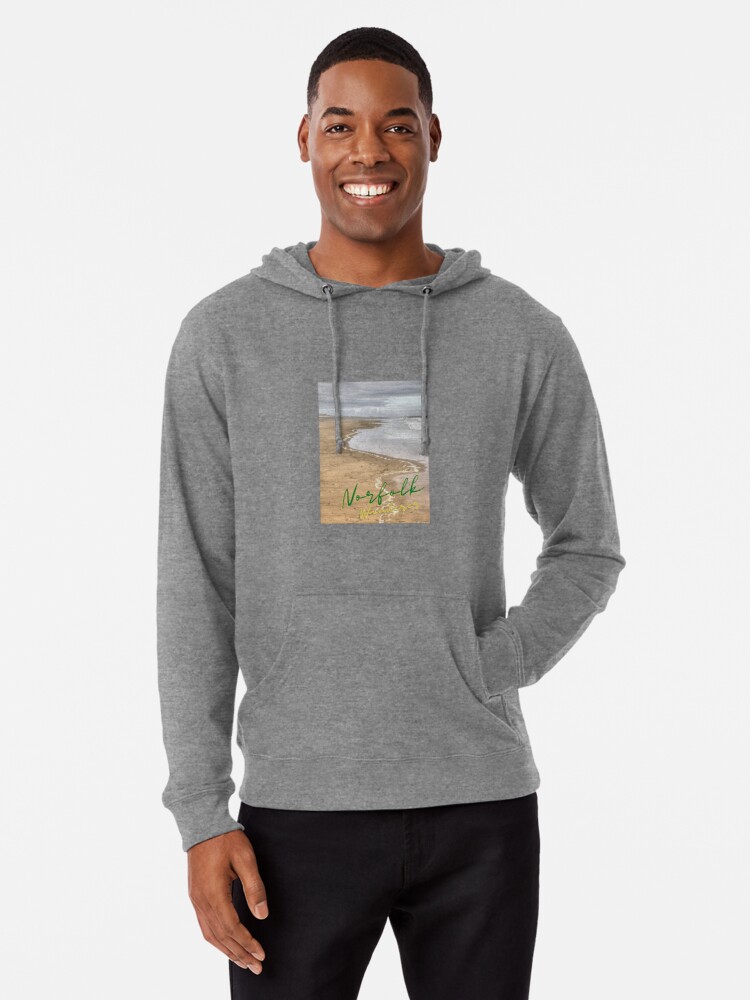 Norfolk Wanderer design lightweight hoodie available via the image link to Redbubble.com